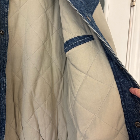 Men's Bomber Jacket denim - Picture 2 of 3